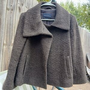 Banana Republic Rich Brown Pea Coat